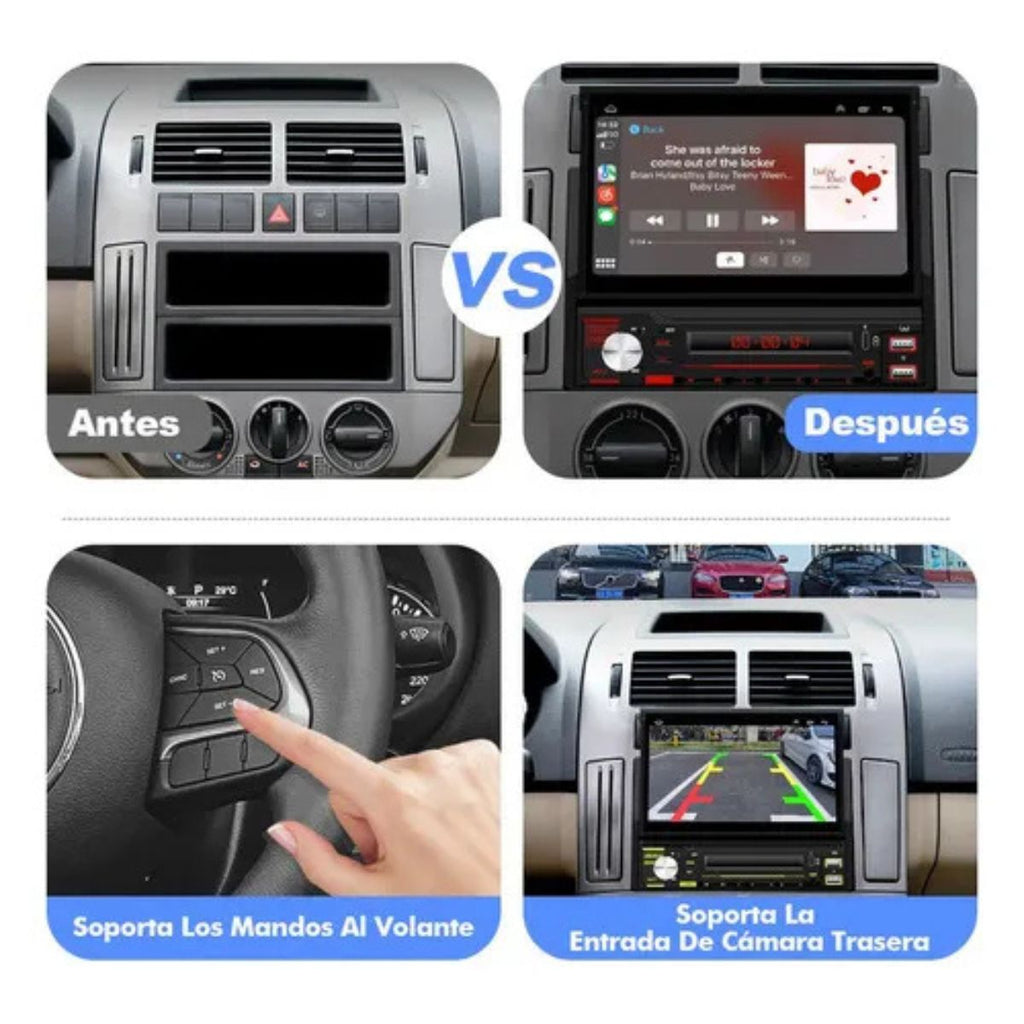 Estéreo para Auto + 7" Pantalla RK-9603