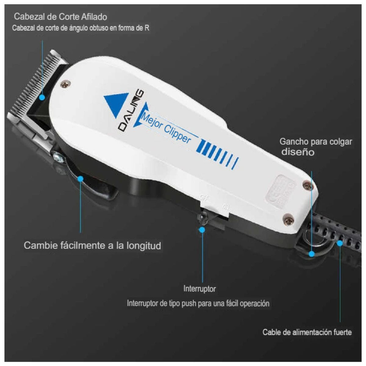 Máquina de Afeitar Modelo MR-073