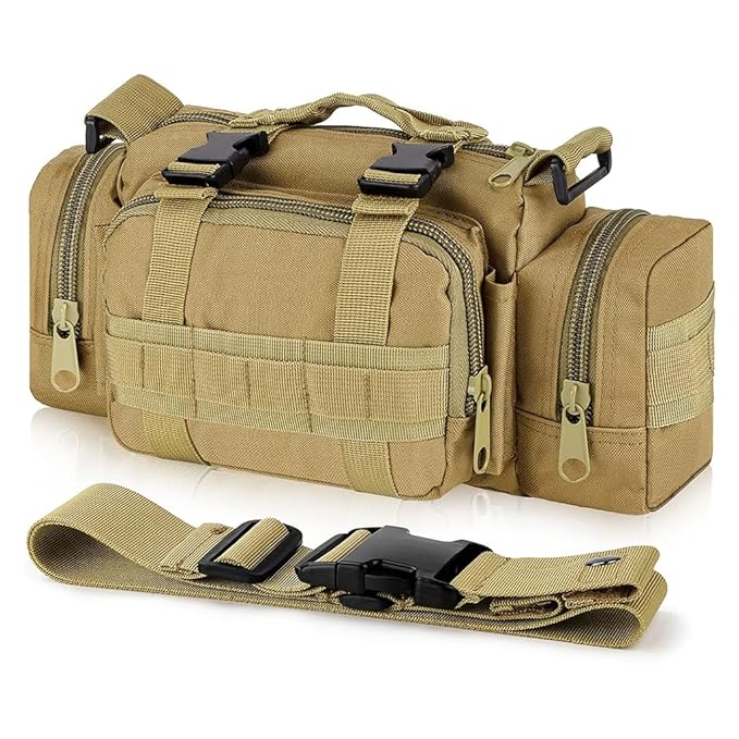 Bolso Riñonera Táctica 2 en 1 Camping