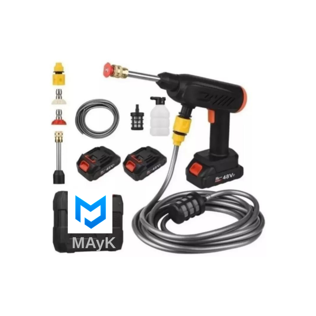 Hidrolavadora Portatil con 2 Baterias